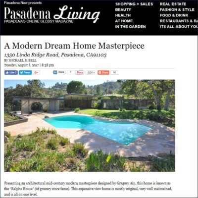 Pasadena Living - August 2017